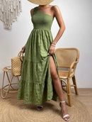 Vestido com fenda