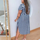 Vestido listrado