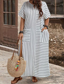 Vestido listrado