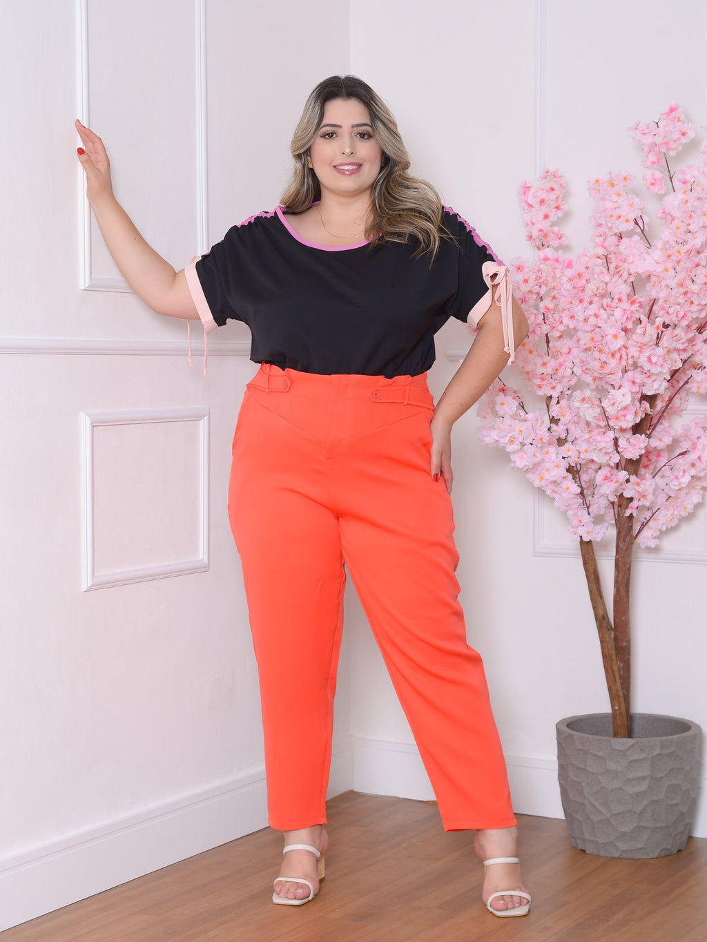 Calça feminina alfaiataria