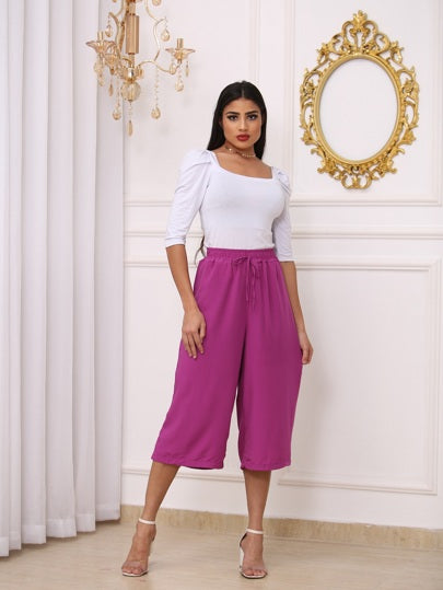 Calça pantacourt