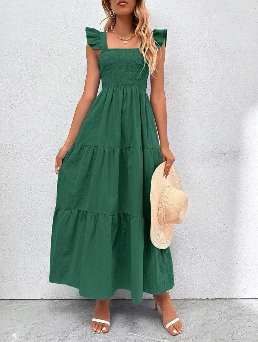 Vestido com lastex