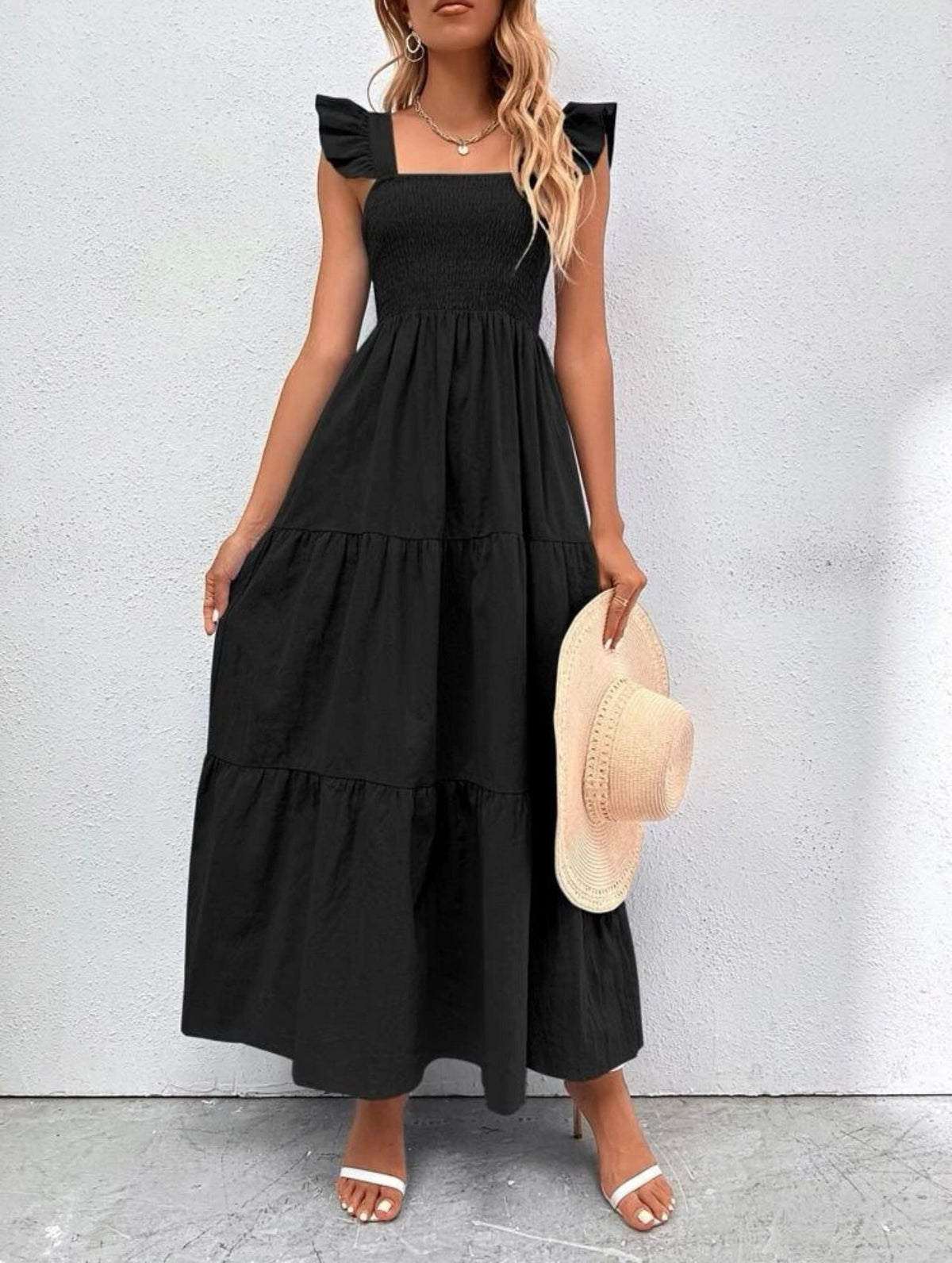 Vestido com lastex