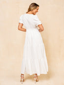 Vestido midi feminino