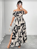 Vestido Longo com Fenda