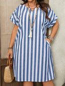 Vestido listrado
