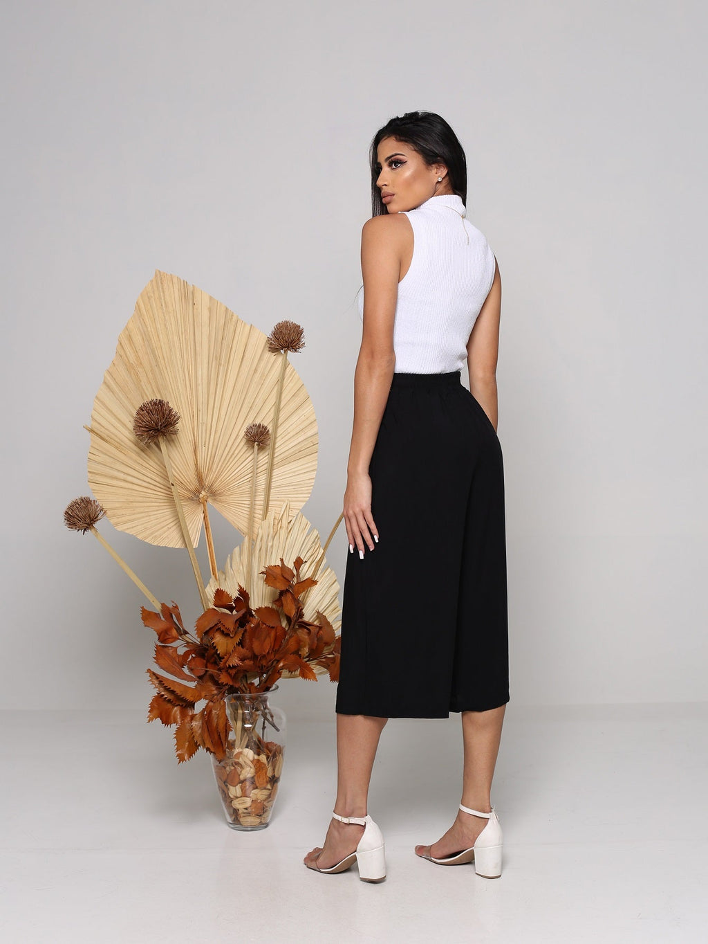 Calça pantacourt