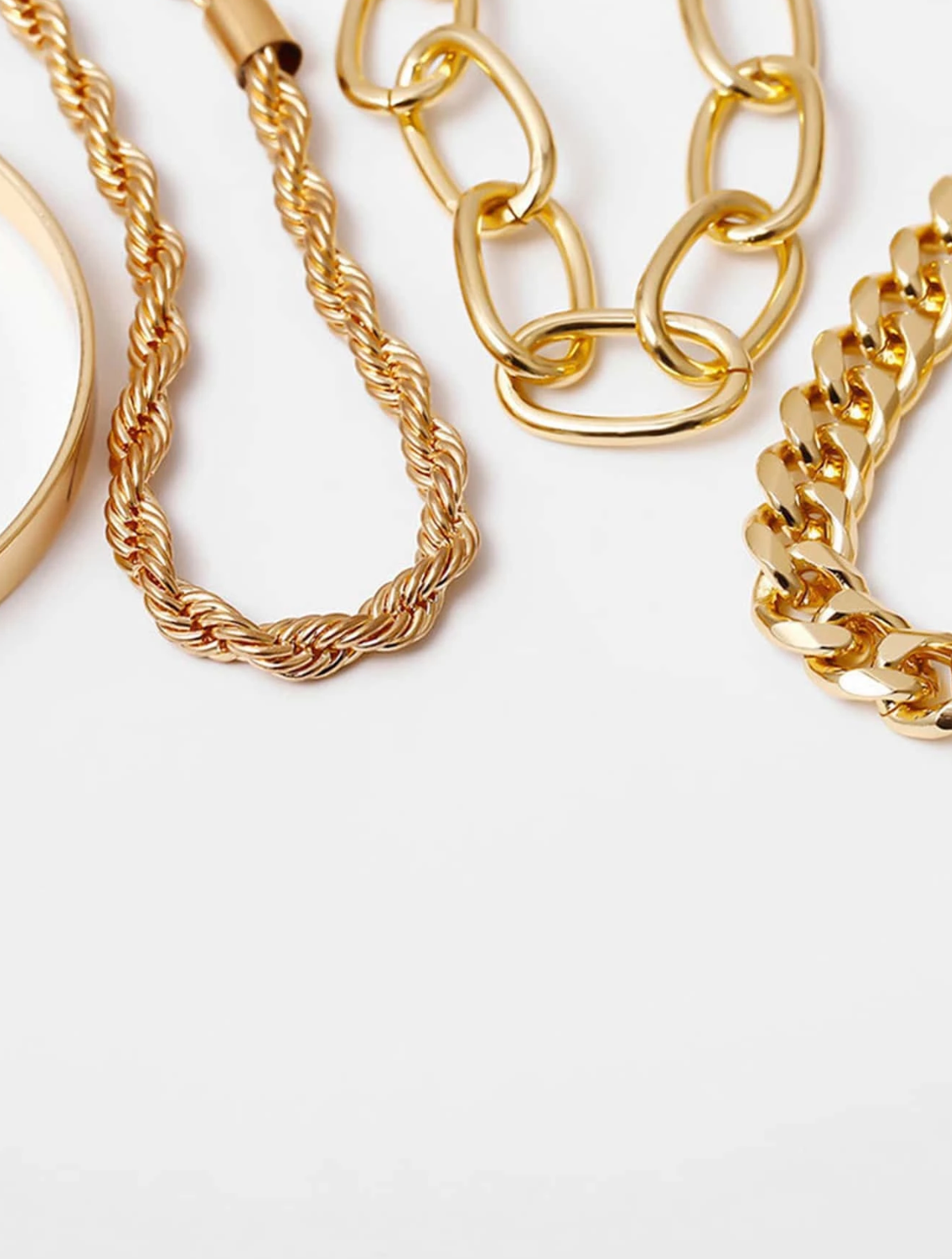 4 peças conjunto de pulseiras retrô