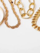 4 peças conjunto de pulseiras retrô