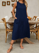 Vestido com bolsos