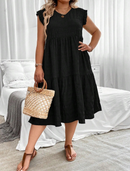 Vestido com babados