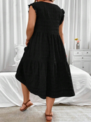 Vestido com babados