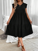 Vestido com babados