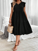 Vestido com babados