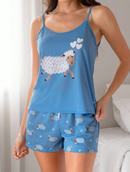 Pijama estampado