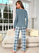 Pijama estampa xadrez