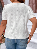 Blusa malha lese