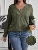 Blusa decote em V