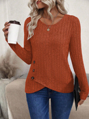 Blusa com detalhes de botão