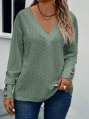 Camisa decote em V