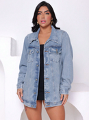 Jaqueta Jeans Feminina