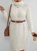 Vestido gola alta