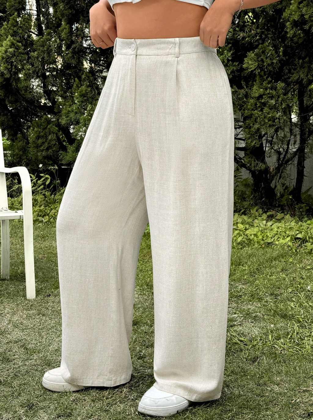 Calça de linho