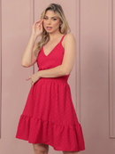 Vestido com babado