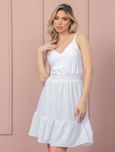 Vestido com babado