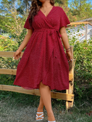 Vestido com babado
