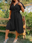 Vestido com babado
