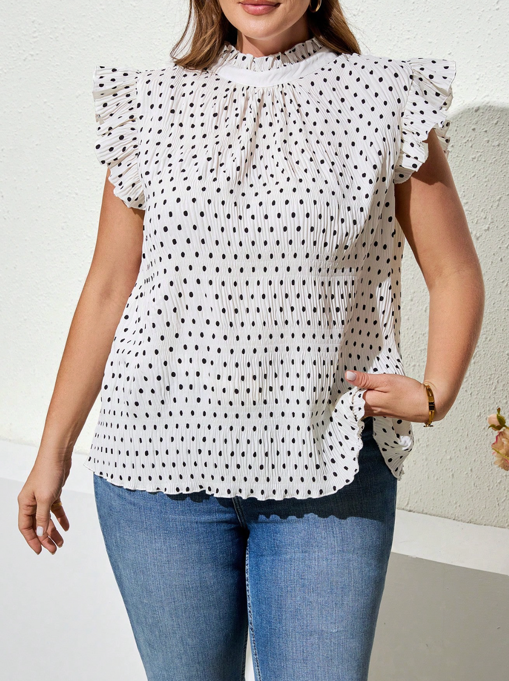 Blusa Estampa Poá