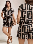Macacão Feminino Estampa Luxo