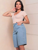 Bermuda jeans moderna