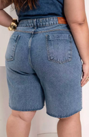 Bermuda jeans feminina