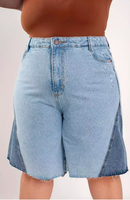 Bermuda jeans duo color