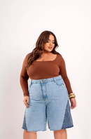 Bermuda jeans duo color