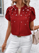 Blusa com bordado