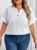 Blusa decote em V
