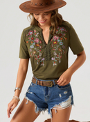 Blusa com bordado