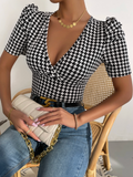 Blusa com estampa Xadrez