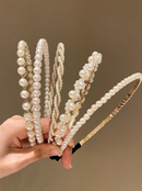 Kit 5 Tiaras de Pérolas