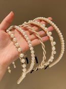 Kit 5 Tiaras de Pérolas