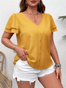 Blusa manga tulipa