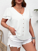 Blusa manga tulipa