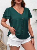 Blusa manga tulipa
