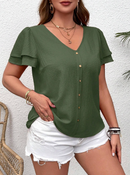 Blusa manga tulipa