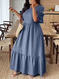 Vestido com babado