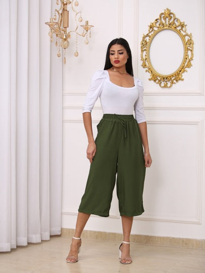 Calça pantacourt