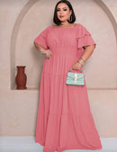 Vestido com lastex